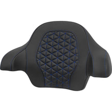 Saddlemen Tour-Pak® Passenger Pad - Tri-Gripper - Blue Stitch fits FLH/FLT  [MPN: 814-07-15601]_2016008