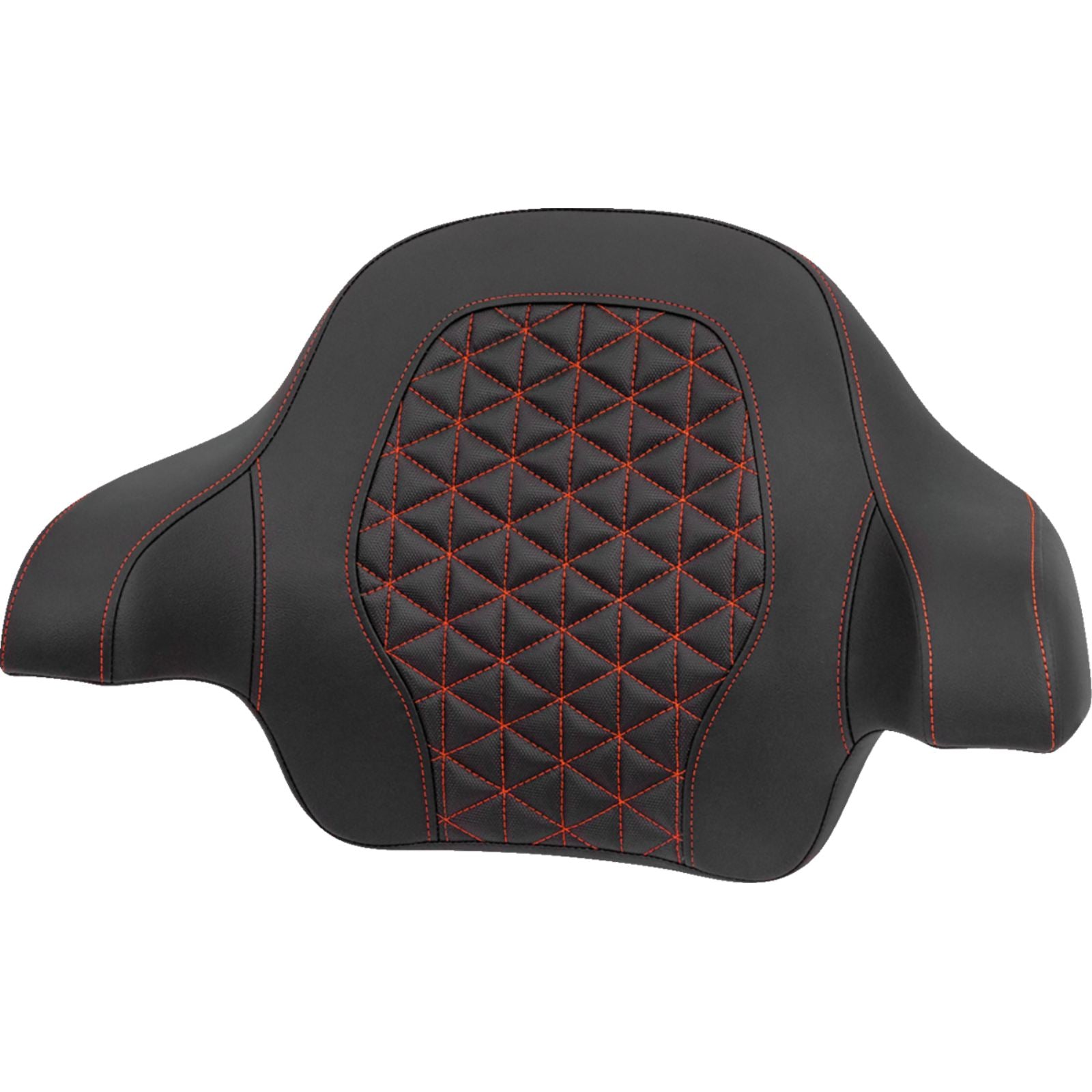 Saddlemen Tour-Pak® Passenger Pad - Tri-Gripper - Red Stitch fits FLH/FLT  [MPN: 814-07-15604]_2016011
