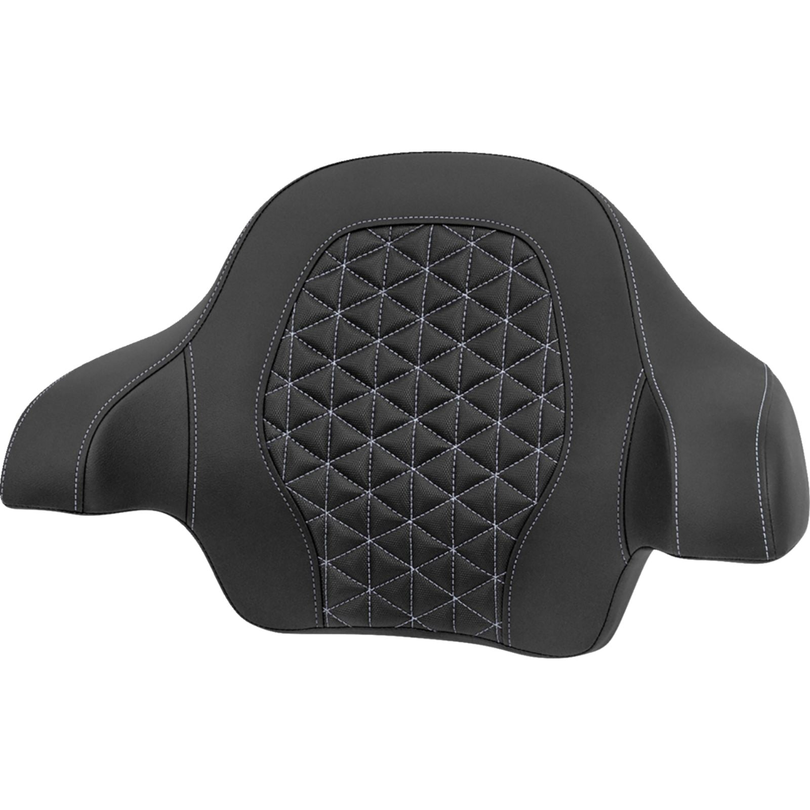 Saddlemen Tour-Pak® Passenger Pad - Tri-Gripper - Silver Stitch fits FLH/FLT  [MPN: 814-07-15605]_2015965