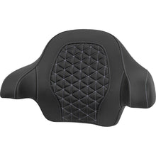 Saddlemen Tour-Pak® Passenger Pad - Tri-Gripper - Silver Stitch fits FLH/FLT  [MPN: 814-07-15605]_2015965
