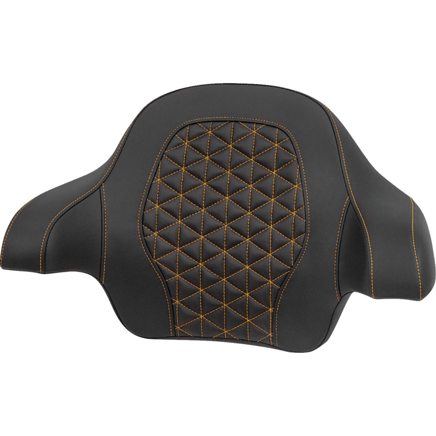 Saddlemen Tour-Pak® Passenger Pad - Tri-Gripper - Gold Stitch fits FLH/FLT  [MPN: 814-07-15607]_2015974