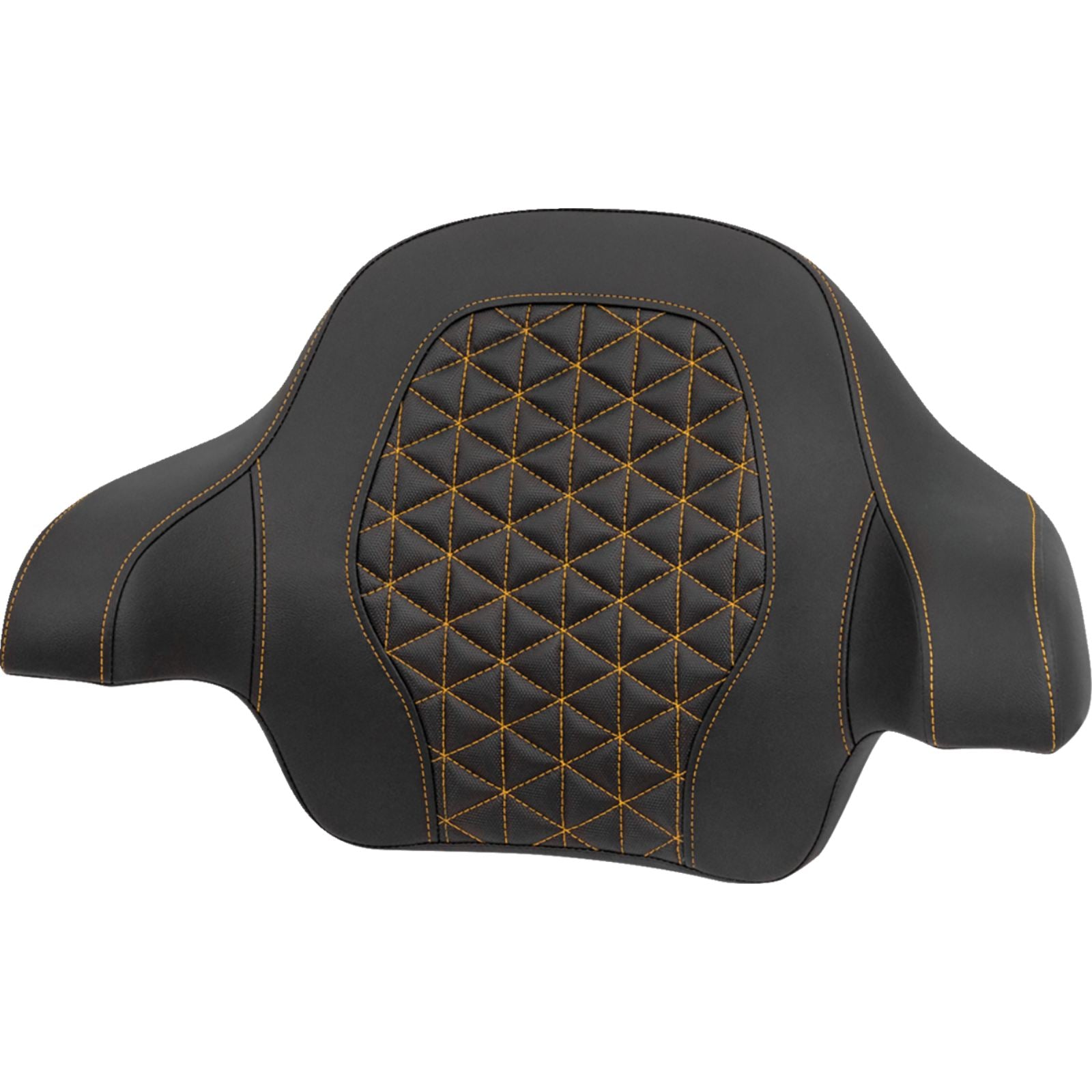 Saddlemen Tour-Pak® Passenger Pad - Tri-Gripper - Gold Stitch fits FLH/FLT  [MPN: 814-07-15607]_2015974