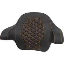 Saddlemen Tour-Pak® Passenger Pad - Tri-Gripper - Gold Stitch fits FLH/FLT  [MPN: 814-07-15607]_2015974
