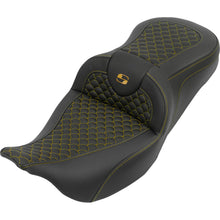 Saddlemen Roadsofa™ Seat Dragon Stitch - Gold Stitch for FLH/FLT '08-'25 [MPN: 808-07B-20807]_2016020