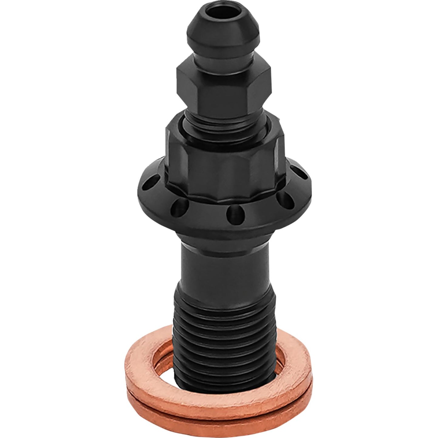 Arlen Ness Banjo Bolt with Bleeder - 10mm - Black [MPN: 300-822]_2016033