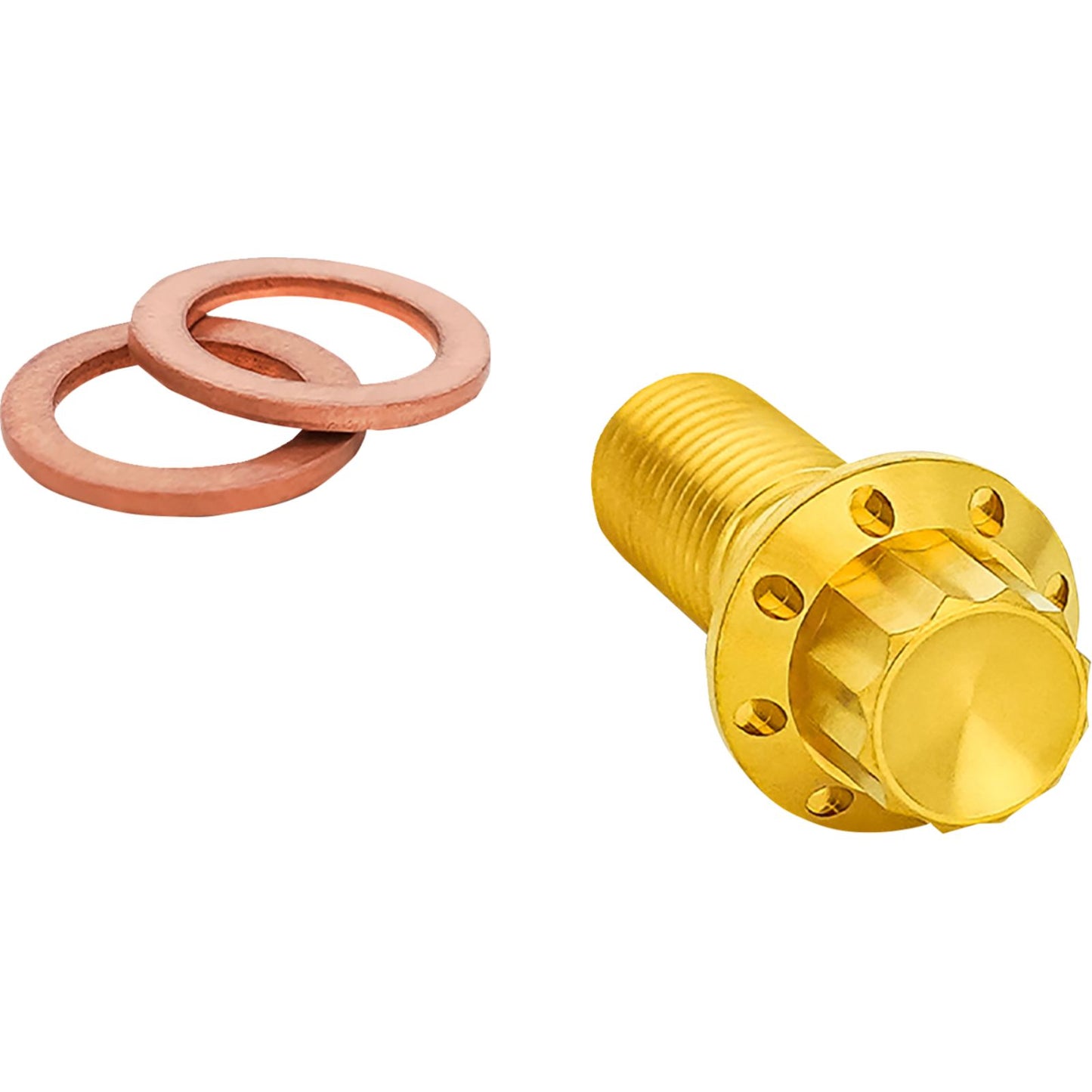 Arlen Ness Banjo Bolt - 3/8"-24 - Gold [MPN: 300-826]_2016006