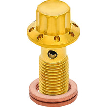 Arlen Ness Banjo Bolt - 3/8"-24 - Gold [MPN: 300-826]_2016007