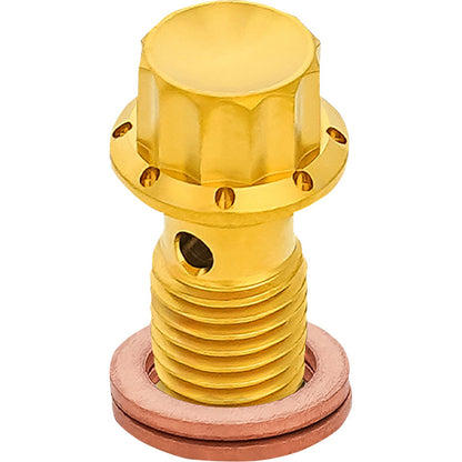 Arlen Ness Banjo Bolt - M12x1.25 - Gold [MPN: 300-835]_2015964