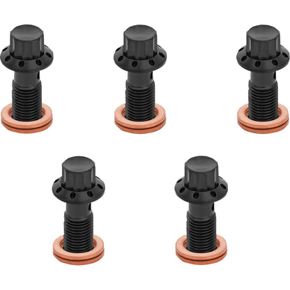 Arlen Ness Banjo Bolt 5-Pack - M10x1.0 - Black [MPN: 300-858]_2016041