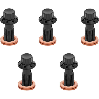 Arlen Ness Banjo Bolt 5-Pack - M10x1.25 - Black [MPN: 300-861]_2016026