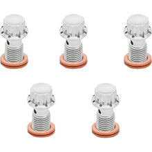 Arlen Ness Banjo Bolt 5-Pack - M12x1.25 - Polished [MPN: 300-863]_2015968