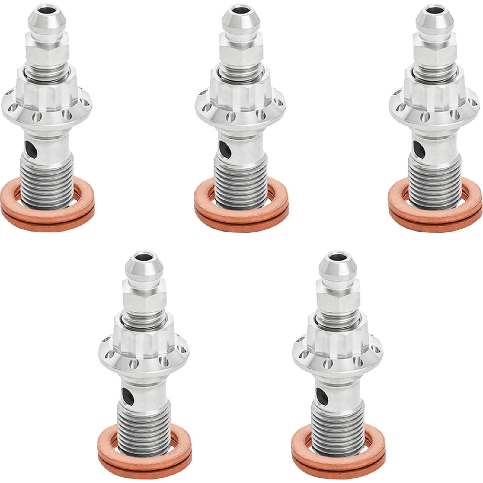 Arlen Ness Banjo Bolt 5-Pack - 10mm - Polished [MPN: 300-866]_2015961