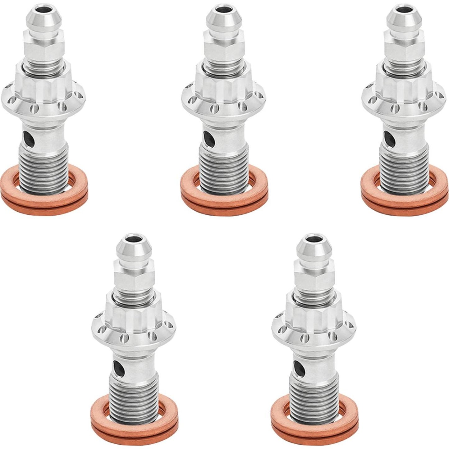 Arlen Ness Banjo Bolt 5-Pack - 10mm - Polished [MPN: 300-866]_2055241