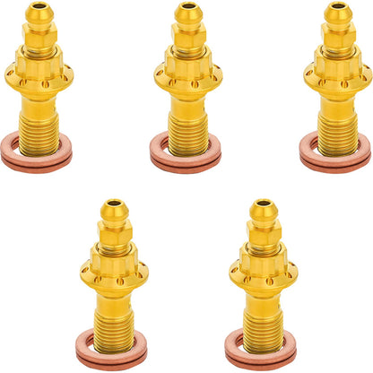 Arlen Ness Banjo Bolt 5-Pack - 10mm - Gold [MPN: 300-868]_2016012