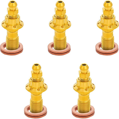 Arlen Ness Banjo Bolt 5-Pack - 10mm - Gold [MPN: 300-868]_2055235