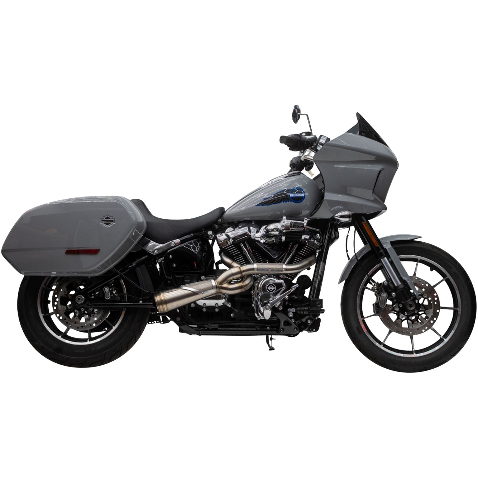 Trask Performance 2-into-1 Big Sexy Exhaust System - Stainless for M8 Softail [MPN: TM-5132]_2015981