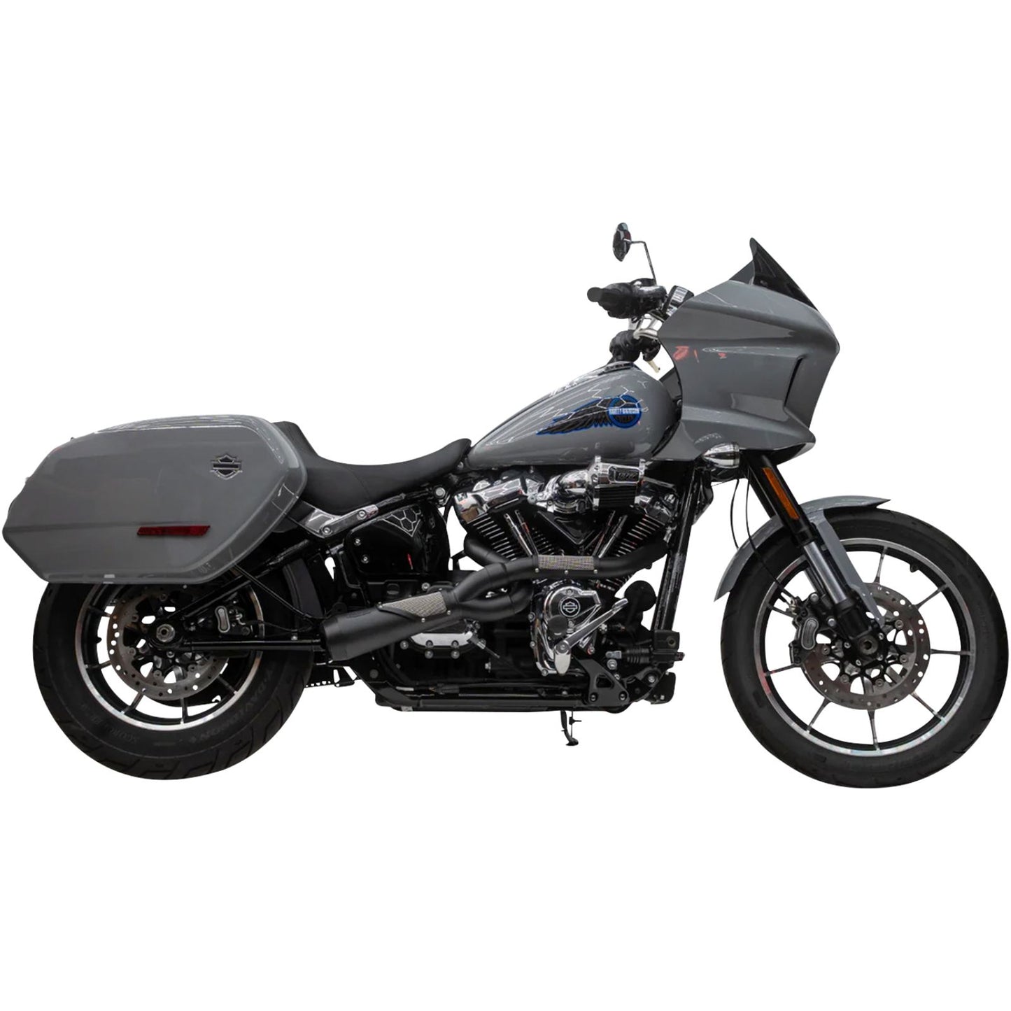 Trask Performance 2-into-1 Big Sexy Exhaust System - Stainless for M8 Softail [MPN: TM-5132BK]_2015982