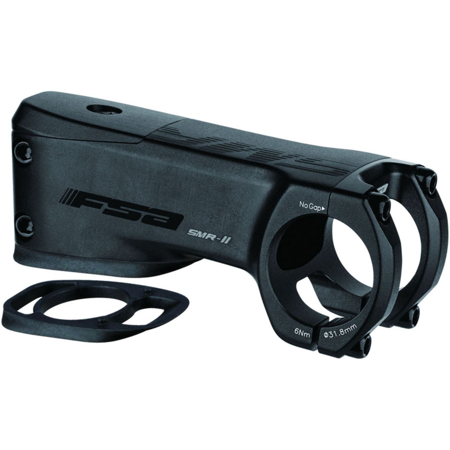Full Speed Ahead NS SMR-II Stem - 110mm, 31.8mm Clamp, -10, 1 1/8", Alloy, Black [MPN: 175-0100115870]_2016096