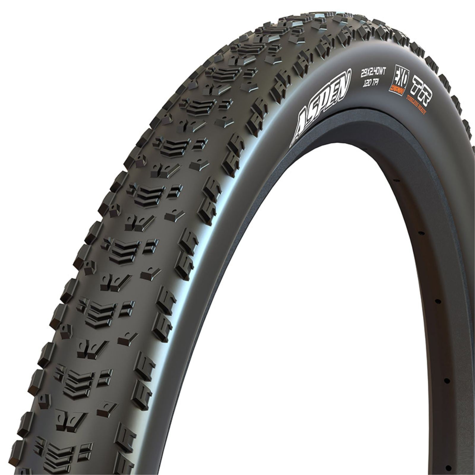 Maxxis - Bicycle Aspen Tire - 32 x 2.40, Tubeless, Folding, Black, MaxxSpeed, EXO [MPN: TB00562400]_2115261