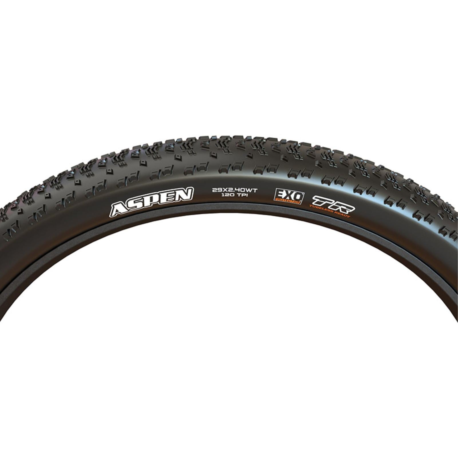 Maxxis - Bicycle Aspen Tire - 32 x 2.40, Tubeless, Folding, Black, MaxxSpeed, EXO [MPN: TB00562400]_2115241
