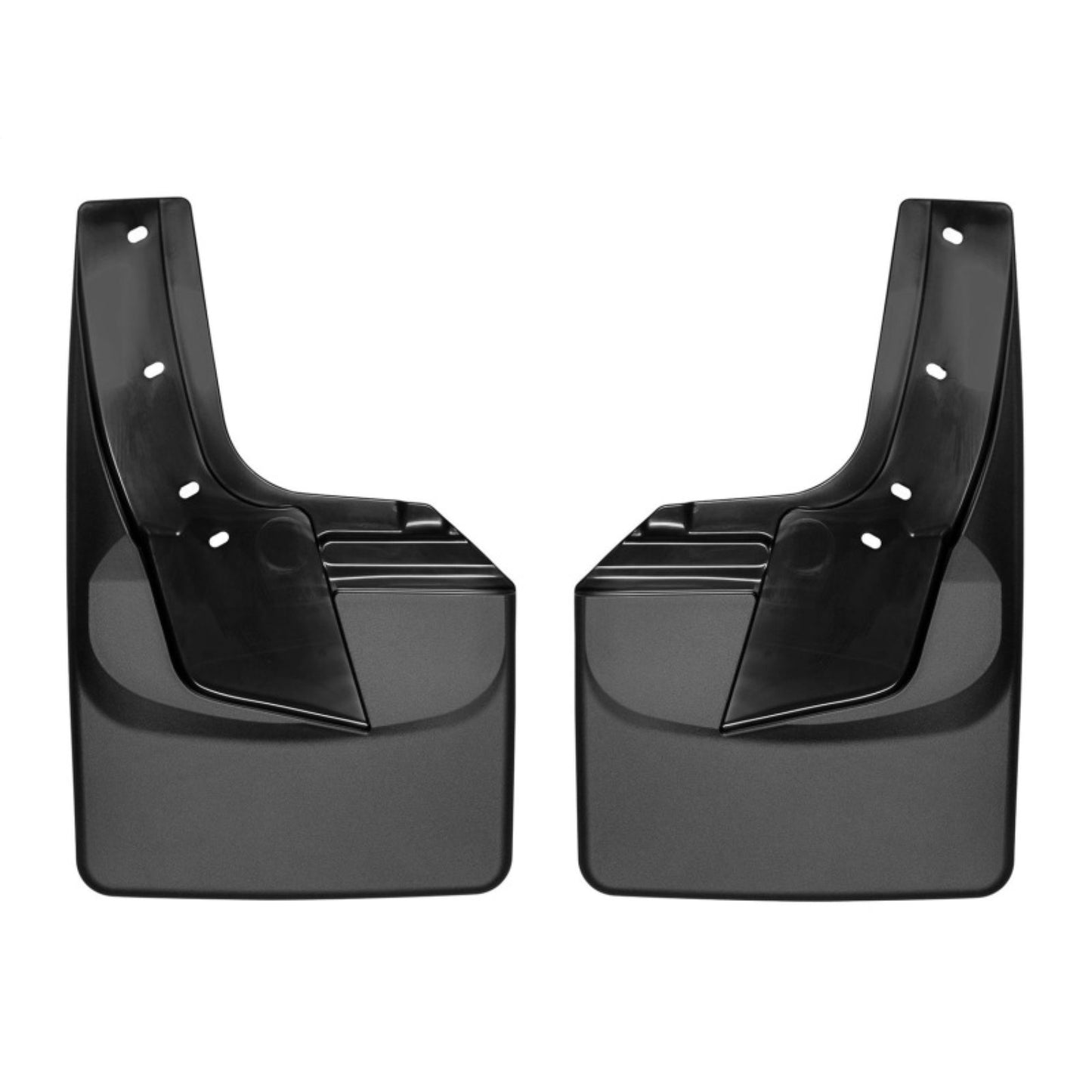WeatherTech Rear No Drill Mudflaps fits '19+ Dodge Ram with Factory Flares - Black [MPN: 120092]_2023196