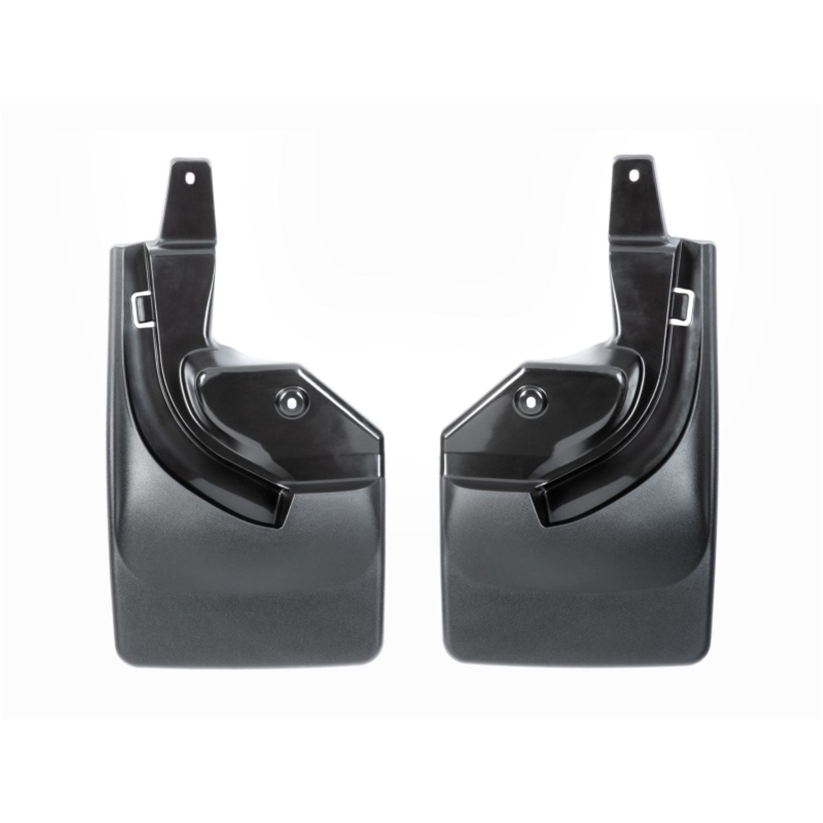 WeatherTech Rear No Drill MudFlaps fits 2018+ Jeep Wrangler JL - Black [MPN: 120097]_2048525