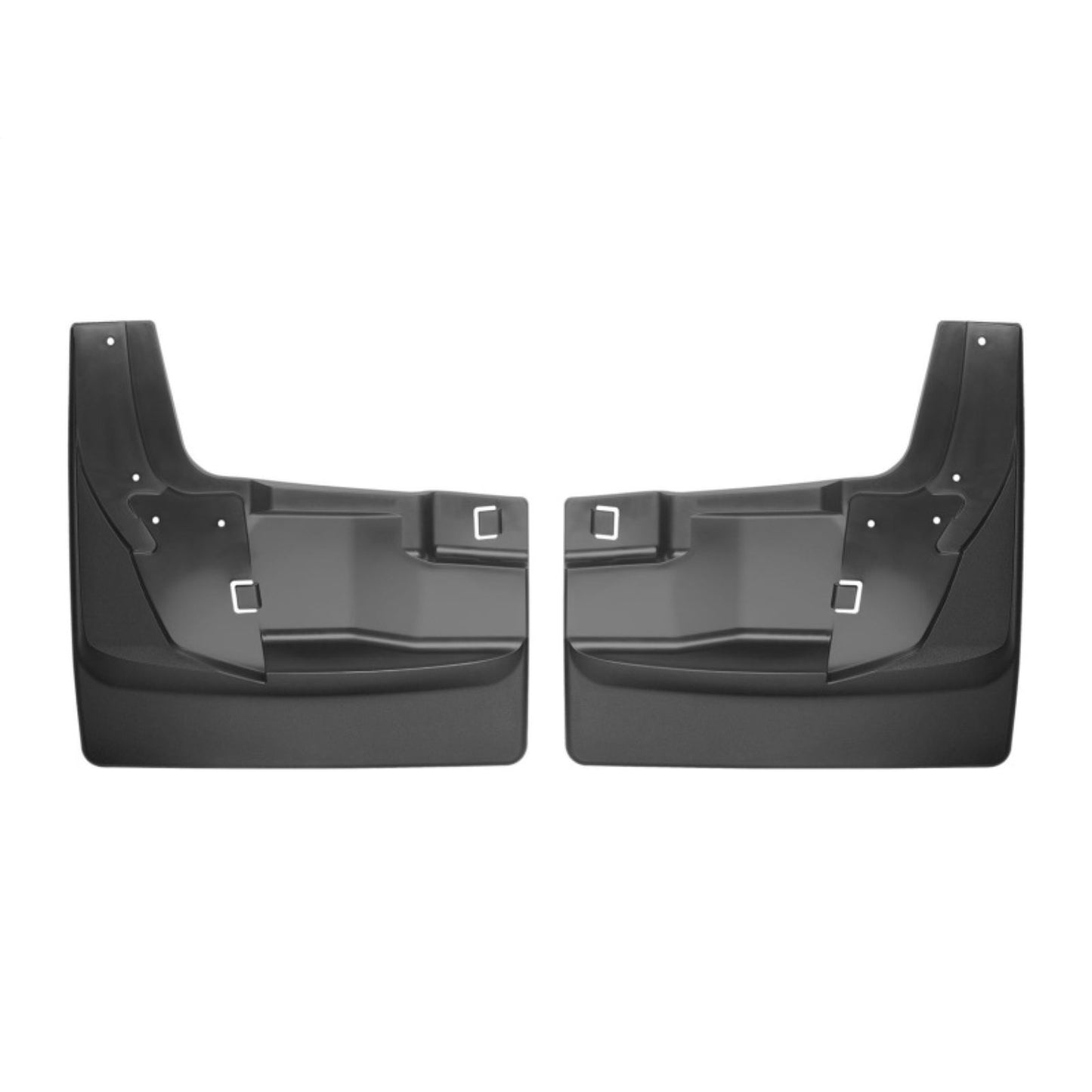 WeatherTech No Drill Mudflaps fits 2019+ Dodge Ram Truck 2500/3500 (Dually with Fender Flares) - Black [MPN: 120116]_2034634
