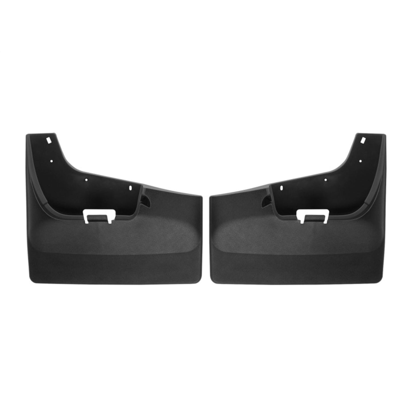 WeatherTech Rear No Drill Mudflaps fits 2020+ GMC Sierra 2500HD/3500HD - Black [MPN: 120122]_2035544