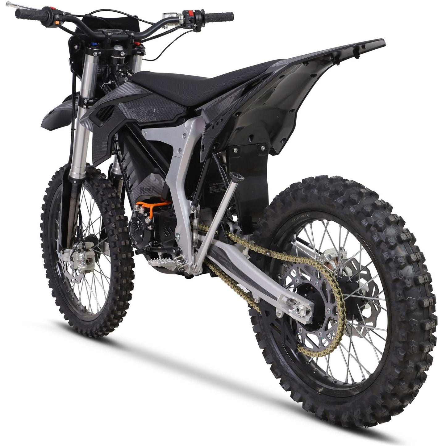 MotoTec USA Venom 72v 12000w Electric Dirt Bike - Black [MPN: MT-Venom-72v-12000w_Black]_2048706