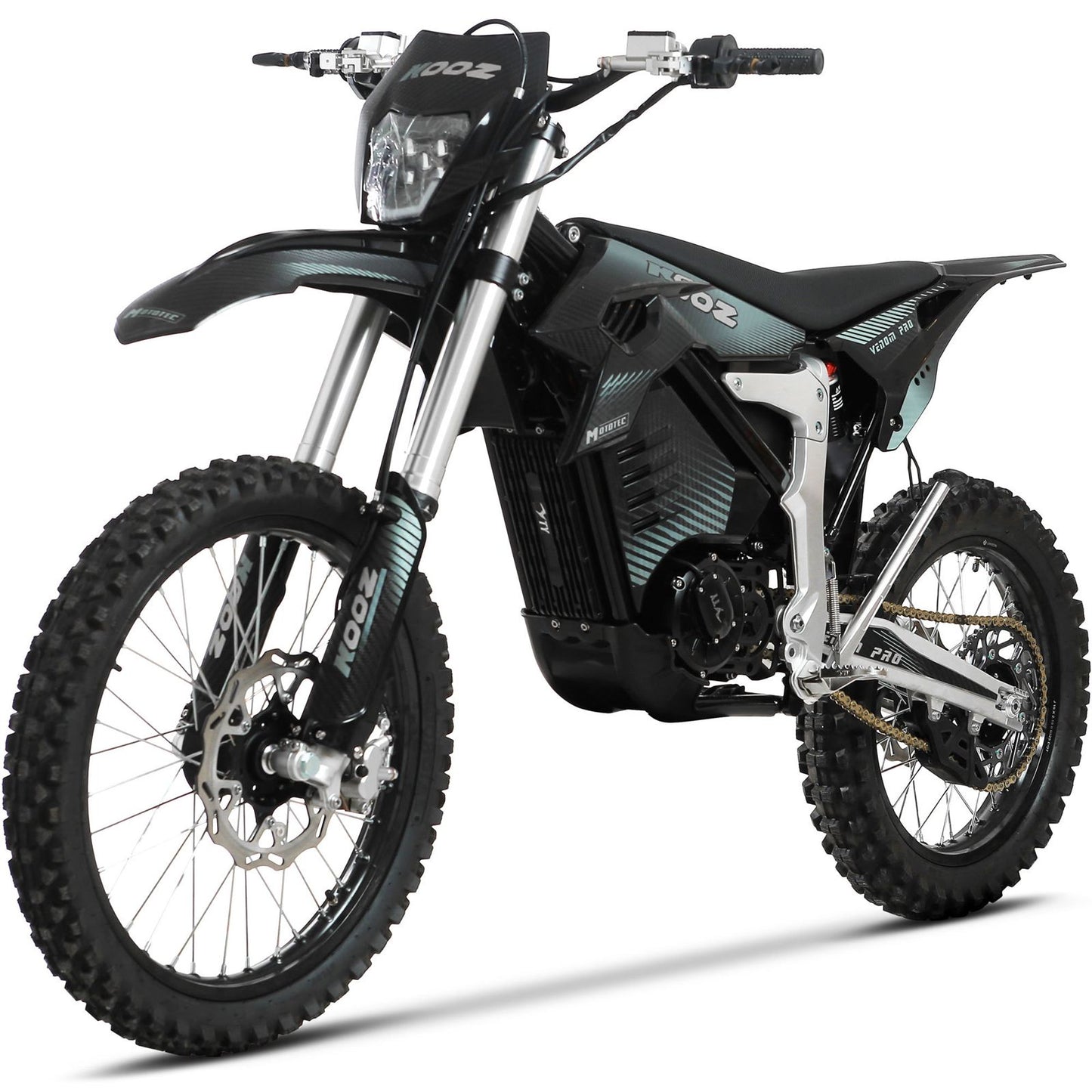 MotoTec USA Venom 72v 30000w Electric Dirt Bike - Black [MPN: MT-Venom-72v-30000w_Black]_2048735