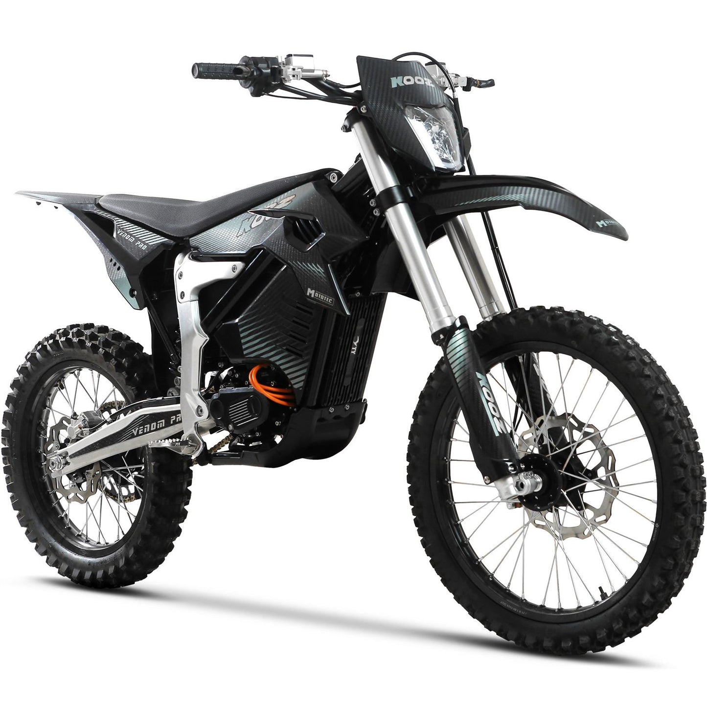 MotoTec USA Venom 72v 30000w Electric Dirt Bike - Black [MPN: MT-Venom-72v-30000w_Black]_2048728