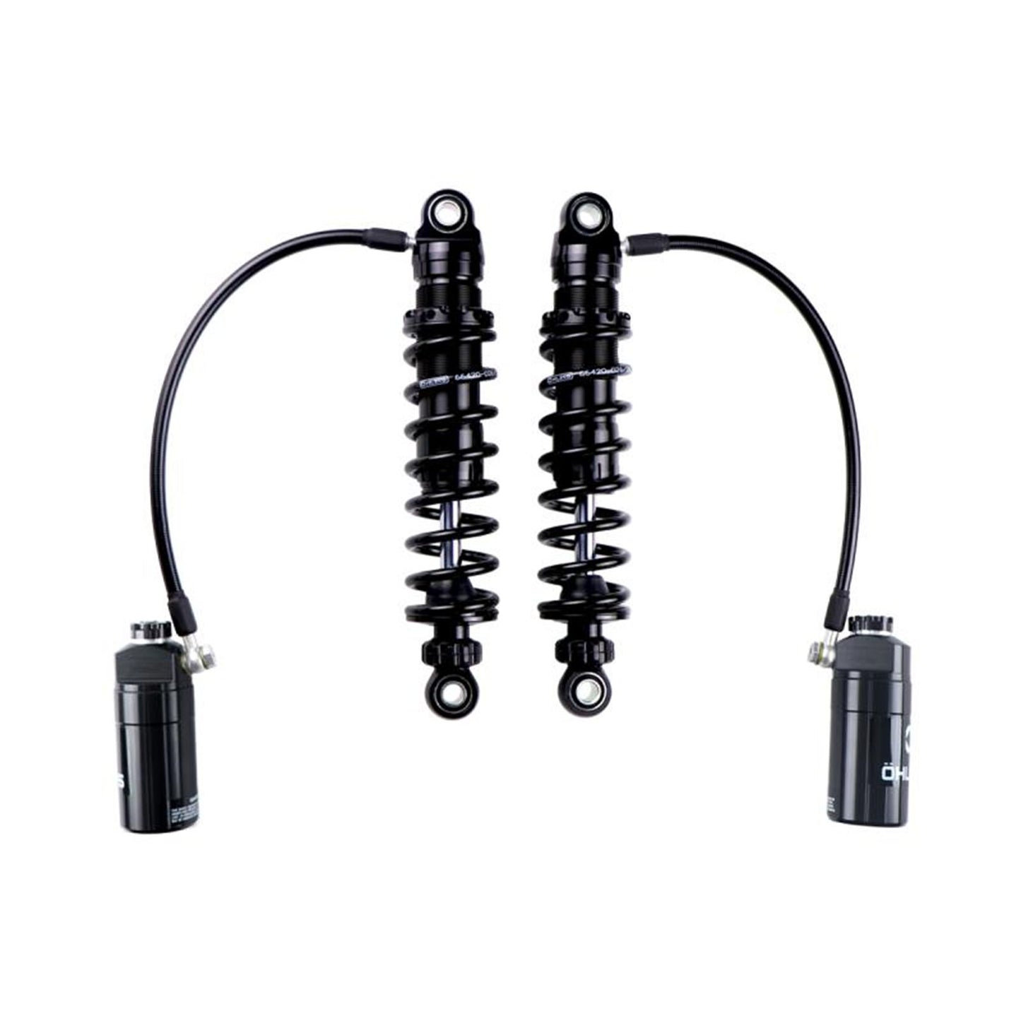 Ohlins 36 Twin Blackline 12in Blk Reservoir Shocks for 14-26 Harley FL Touring [MPN: HD 050]_2057489