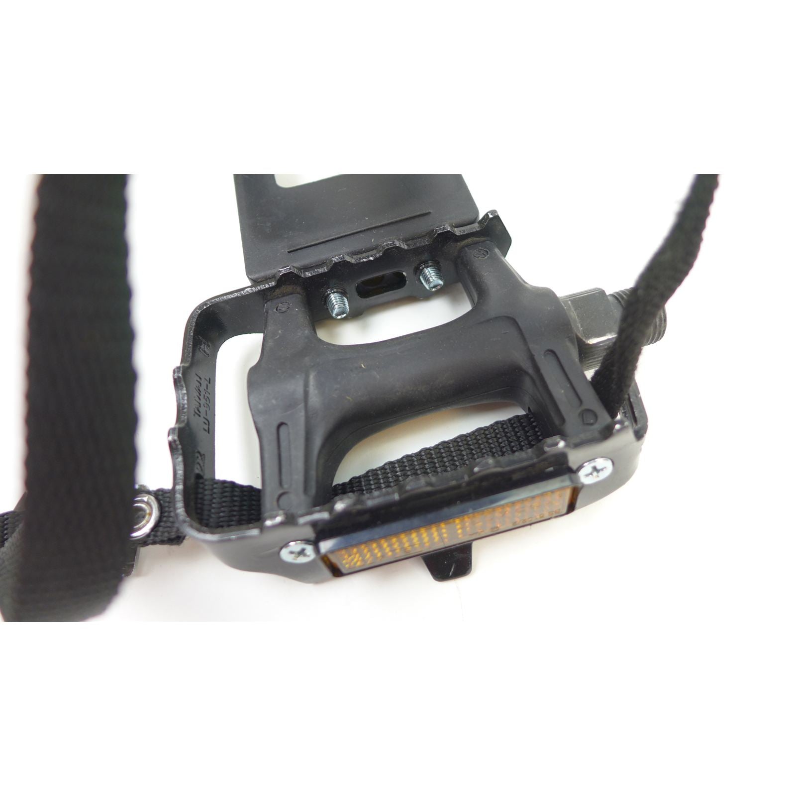 Dimension Sport Combo Pedals/Toe Clip 9/16", Black OPEN BOX [MPN: LU951+MT11+VP704WL]_2048764