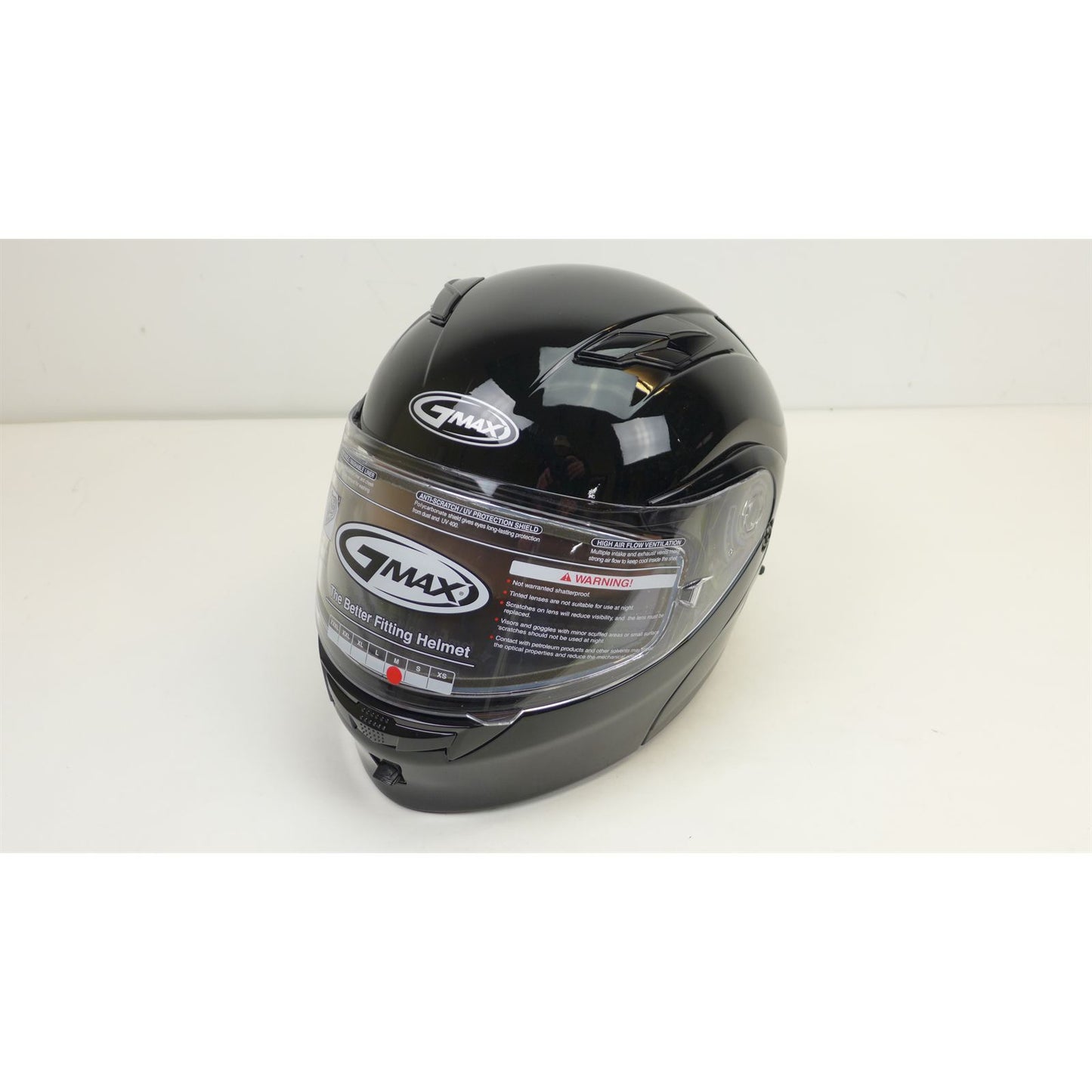 GMax MD-01S Modular Snow Helmet - Black - Medium OPEN BOX [MPN: M2010025]_2061692
