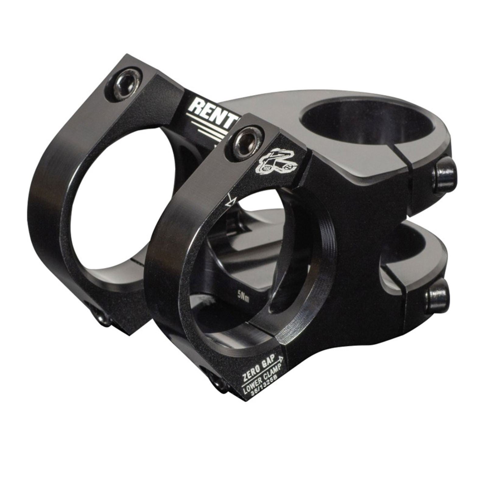 Renthal V2 Apex Stem 35 x 50 mm. -  Black/Black [MPN: STM128-01-005-01]_2346261