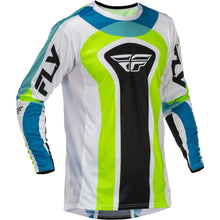 FLY Racing Lite LE Current Jersey - White/Lime/Blue_2055306