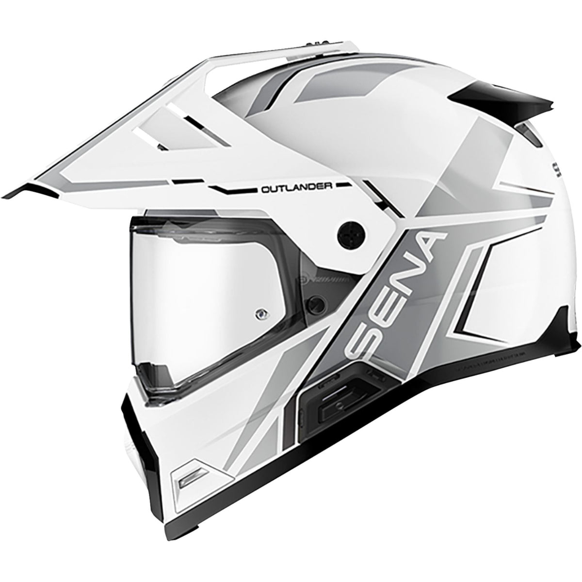 Sena Outlander Helmet - Gloss White_2084558