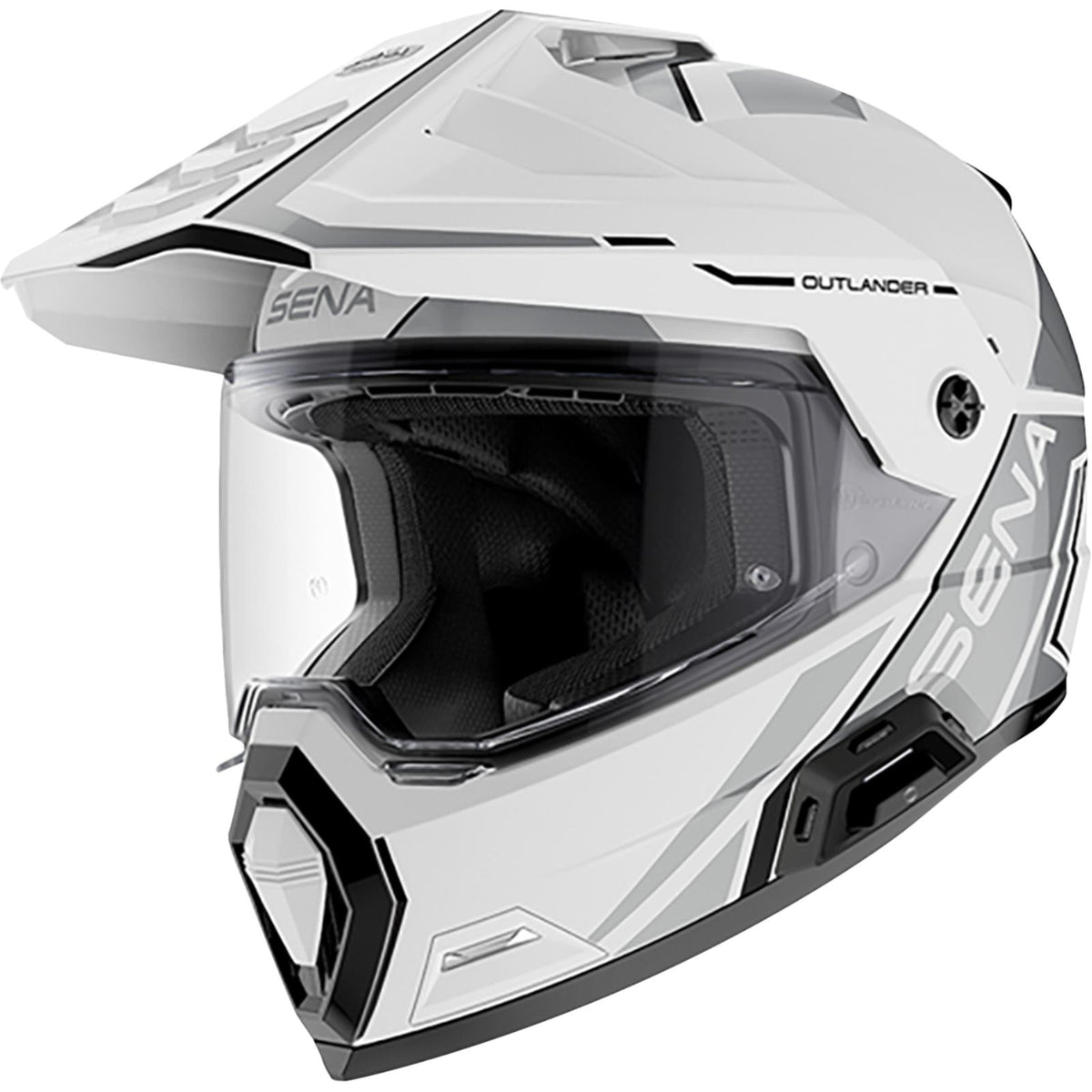 Sena Outlander Helmet - Gloss White_2084903