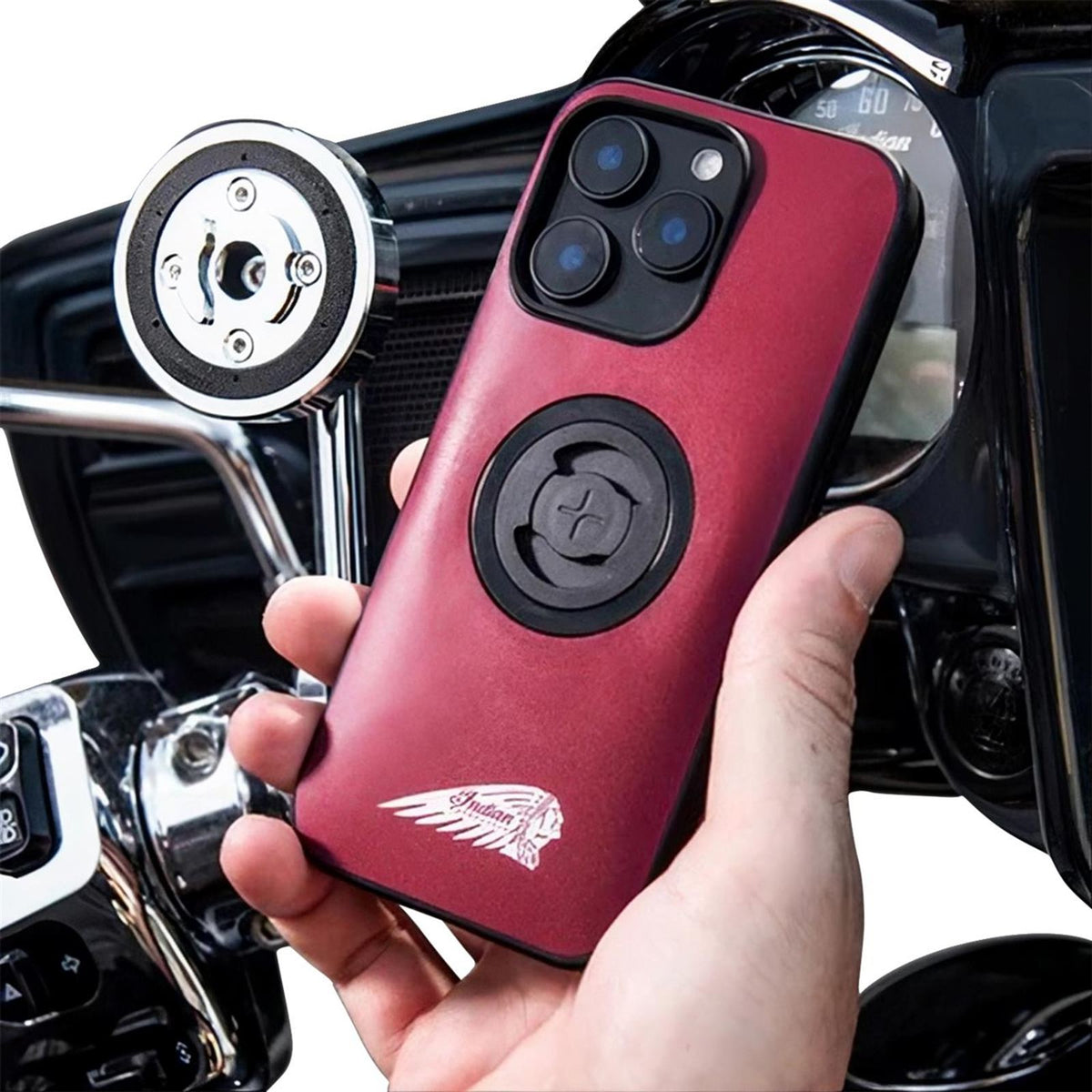 SP Connect Indian Phone Case - iPhone 17 - Red [MPN: 50803]_2083044