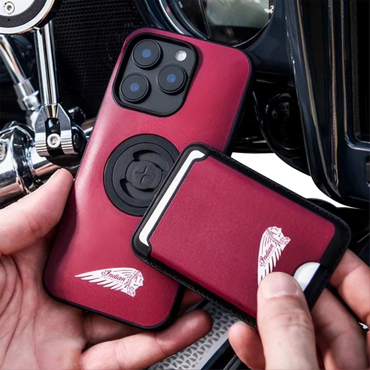 SP Connect Indian Card Wallet - Red [MPN: 50820]_2051417