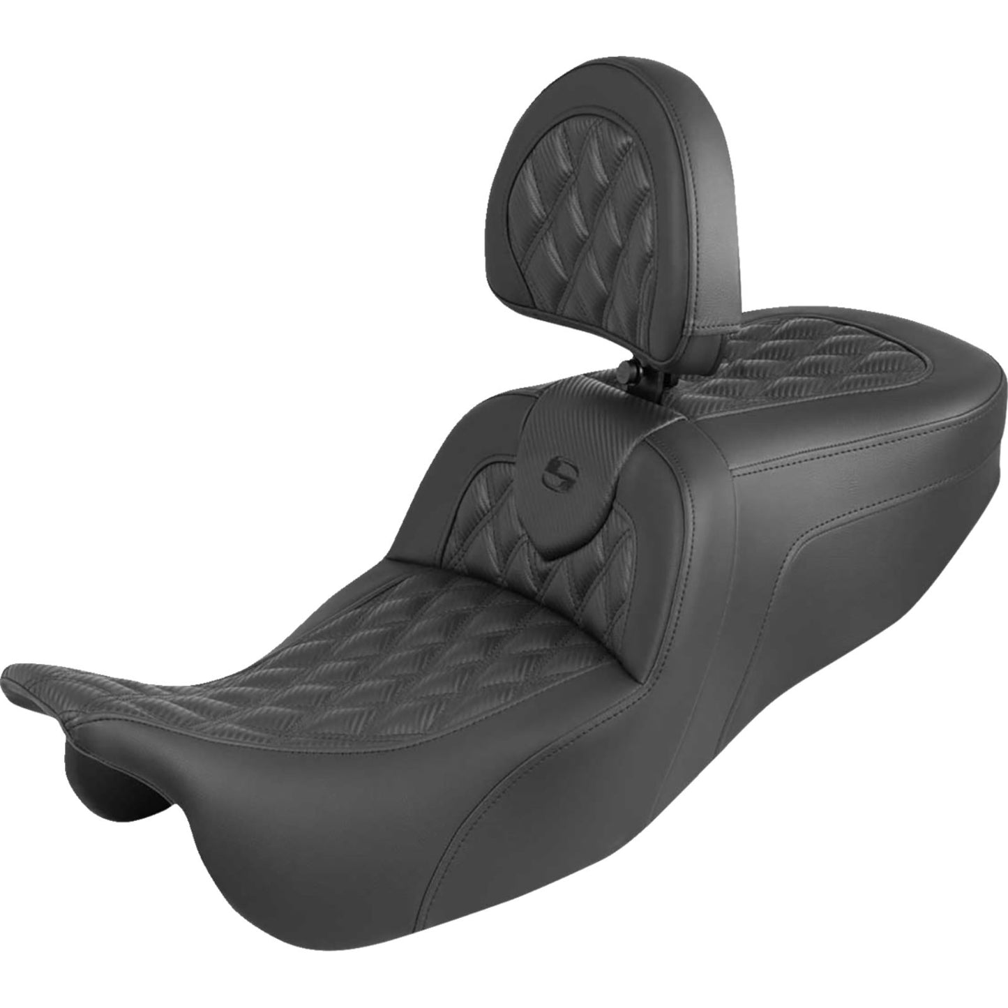 Saddlemen Roadsofa™ Seat - With Backrest - Lattice Stitch for FLRT/FLTRT [MPN: 815-07-206B0]_2051442