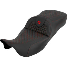 Saddlemen Seat - Dragon Scale w/o Backrest - Red Stitch for FLH/FLT '08-'25 [MPN: 808-07B-20904]_2051409