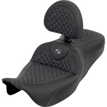 Saddlemen Roadsofa™ Seat - Dragon Scale - Gray Stitch for Touring '08-'25 [MPN: 808-07B-208B2]_2051496
