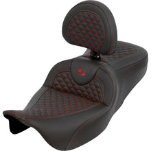 Saddlemen Roadsofa™ Seat - Dragon Scale - Red Stitch for Touring '08-'25 [MPN: 808-07B-208B4]_2051429