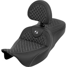 Saddlemen Roadsofa™ Seat - Dragon Scale - White Stitch for Touring '08-'25 [MPN: 808-07B-208B6]_2051411