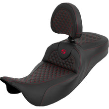 Saddlemen Roadsofa™ Seat - Dragon Scale - Red Stitch for Touring '08-'25 [MPN: 808-07B-209B4]_2051488