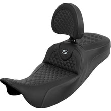Saddlemen Roadsofa™ Seat - Dragon Scale - Silver Stitch for Touring '08-'25 [MPN: 808-07B-209B5]_2051410