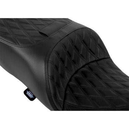 Drag Specialties Freedom Seat Solar Leather Diamond Black Stitch for FLRT/FLTRT '15-'25 [MPN: 0801-2337]_2051458