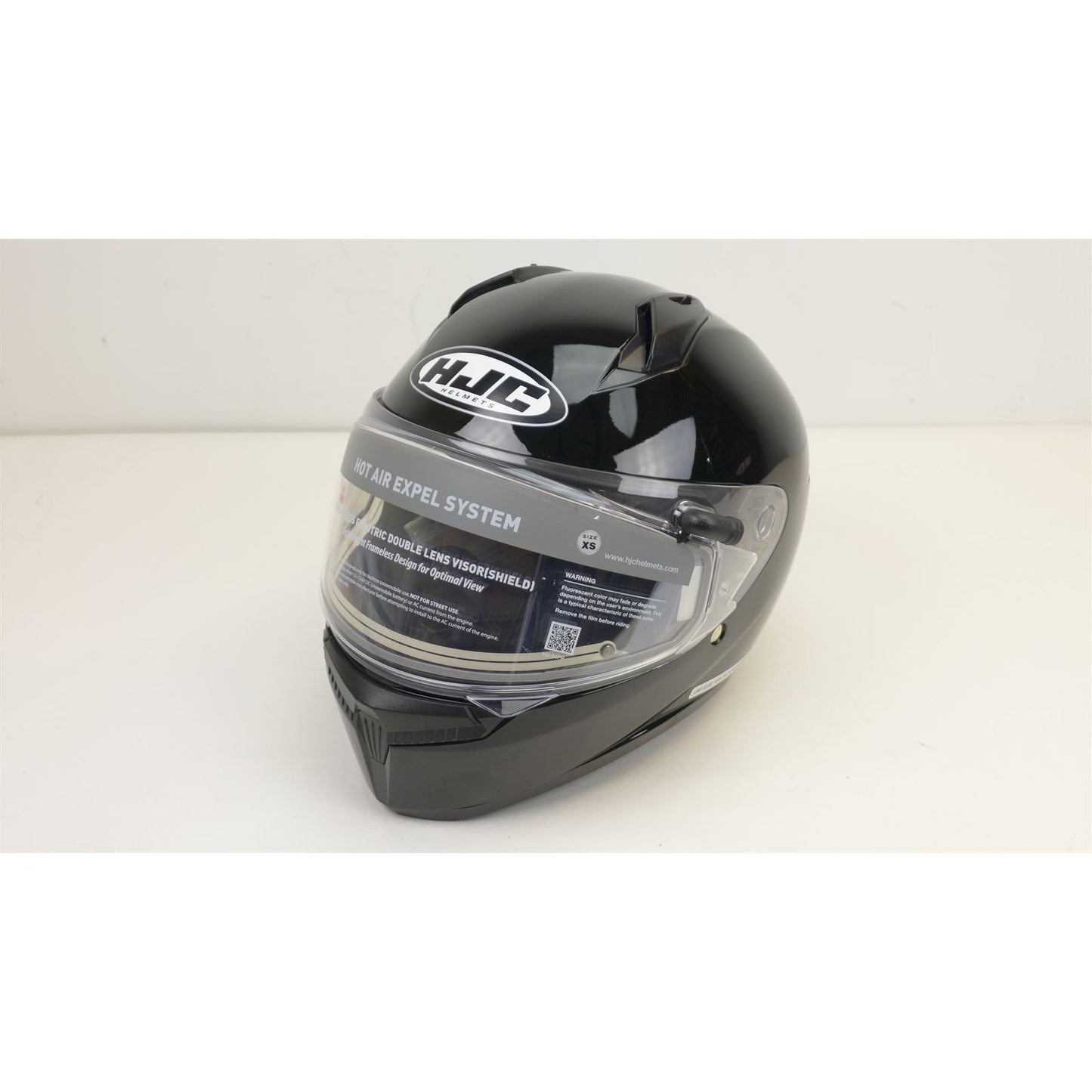 HJC C10 Helmet - Electric Shield - Black - X-Small OPEN BOX [MPN: 1225-0105-03]_2062358
