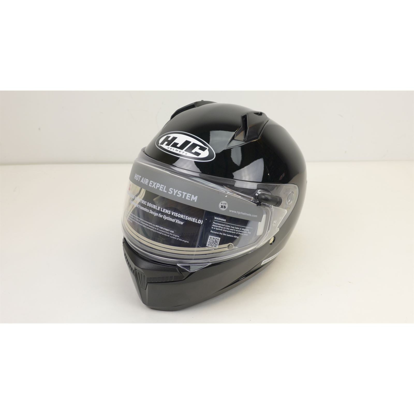HJC C10 Helmet - Electric Shield - Black - X-Small OPEN BOX [MPN: 1225-0105-03]_2062358